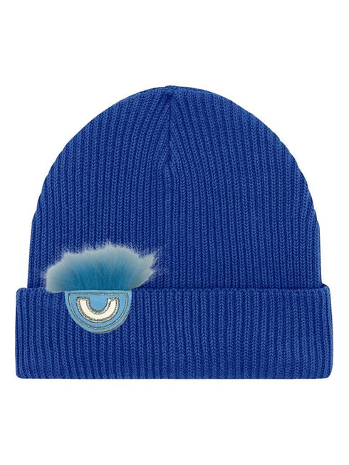 Beanie Blau Limitierte Eye Fur Candy